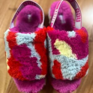 UGG Fluff Yeah Slide Multicolor Slippers/Sandals